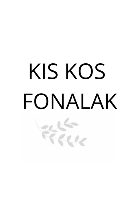 kis kos fonalak