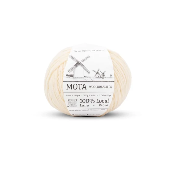 Mota - blanco natural